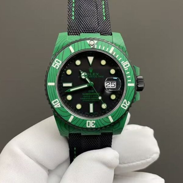 Rolex Carbon Fiber "Green Submariner" 126610LV-0002